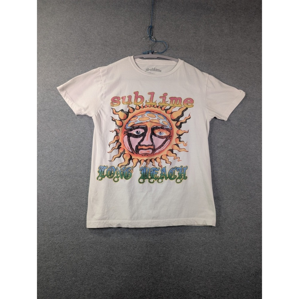 Sublime Long Beach 1995 Summer‎ Tour Y2K Retro Reproduction Band T Shirt Medium